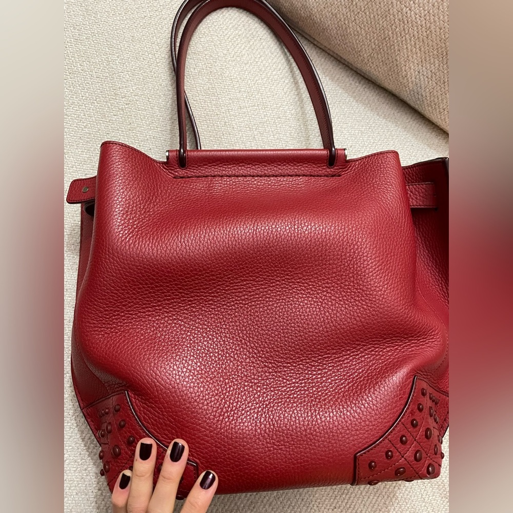 Tod’s Deep Red Purse